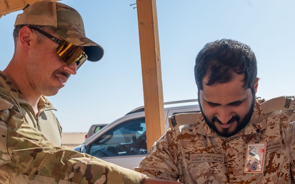 378th ECES explosive ordinance team teach host nation partners some explosive tricks