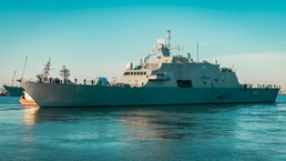 USS MINNEAPOLIS-SAINT PAUL (LCS 21) SETS SAIL FOR MAIDEN DEPLOYMENT