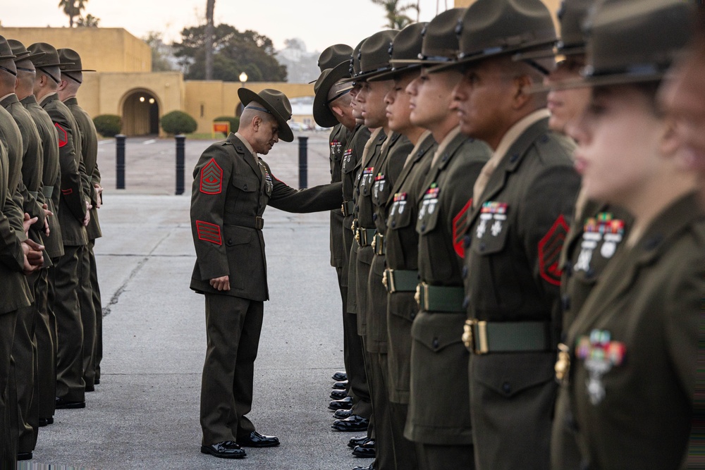 MCRD San Diego Drill Instructor School Director Inspection