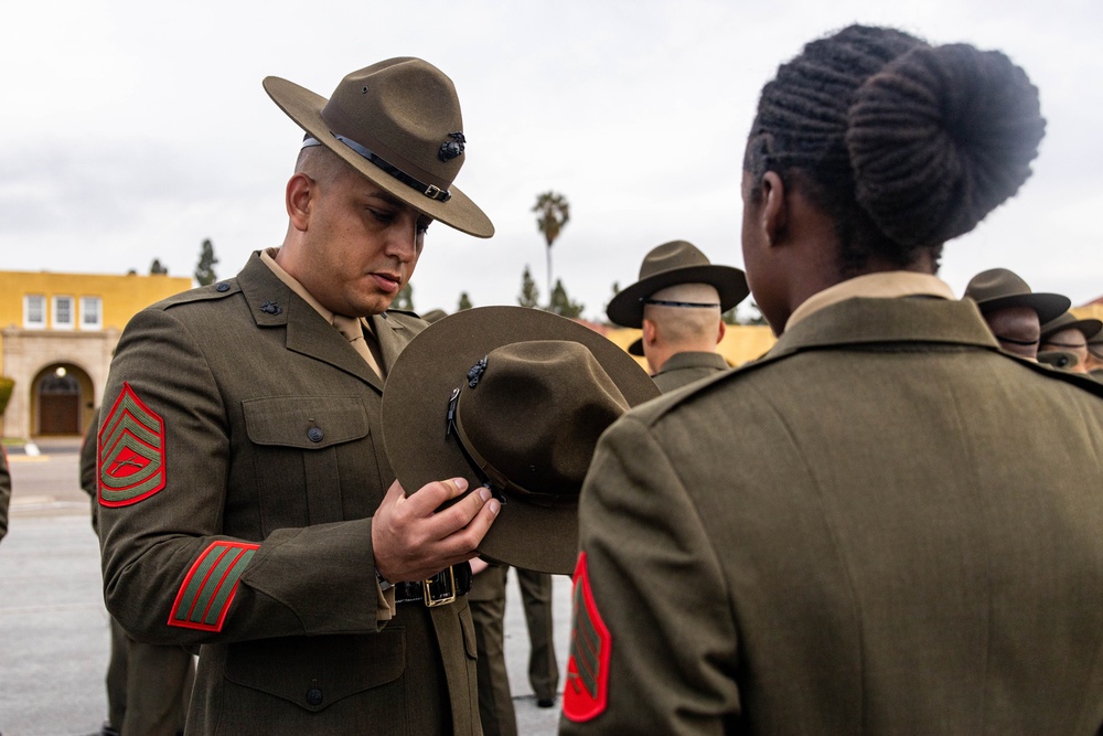 MCRD San Diego Drill Instructor School Director Inspection