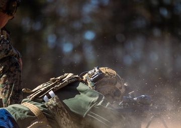JD Vance participates in a live-fire range on Marine Corps Base Quantico