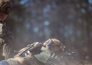 JD Vance participates in a live-fire range on Marine Corps Base Quantico
