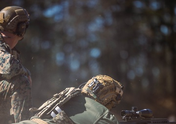 JD Vance participates in a live-fire range on Marine Corps Base Quantico