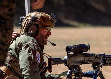 JD Vance participates in a live-fire range on Marine Corps Base Quantico