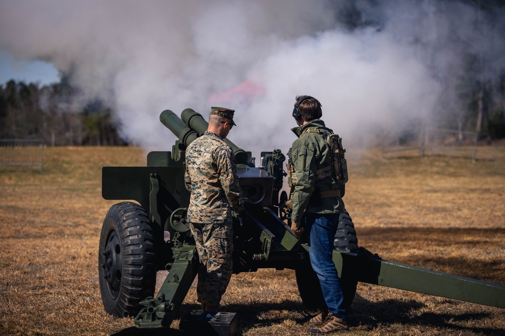 JD Vance participates in a live-fire range on Marine Corps Base Quantico