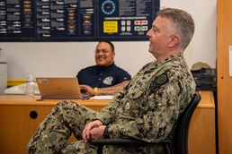 Rear Adm. Waters Visits Jacksonville Recruiters, MEPS