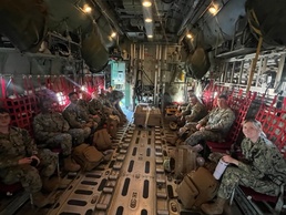 Seabees fly back from exercise