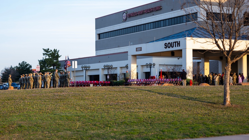 Reynolds Army Health Clinic Change of Responsibility Ceremony
