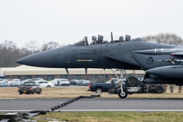 Mobile Aircraft Arresting System installed at RAF Fairford for Ramstein Flag 2025