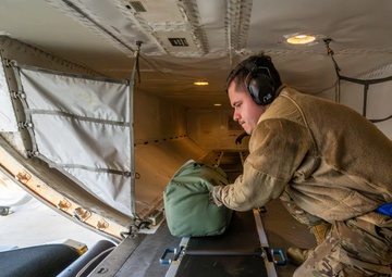 Travis AFB Airmen put new cargo conveyor system to the test