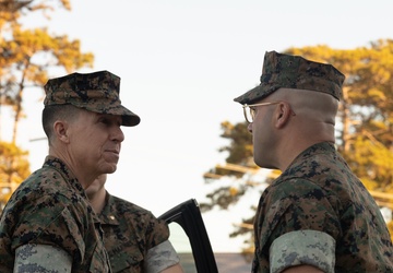 Training and Education Command Commanding General visits Marine Corps Engineer School