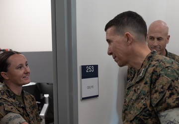 Training and Education Command Commanding General visits Marine Corps Engineer School