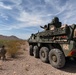 1st Battalion, 12th Infantry Regiment, patrol with a Stryker armored vehicle