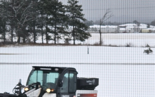 Snow-removal operations at Fort McCoy