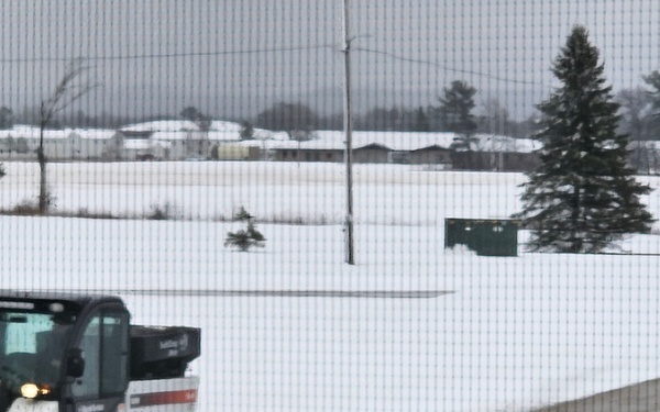 Snow-removal operations at Fort McCoy