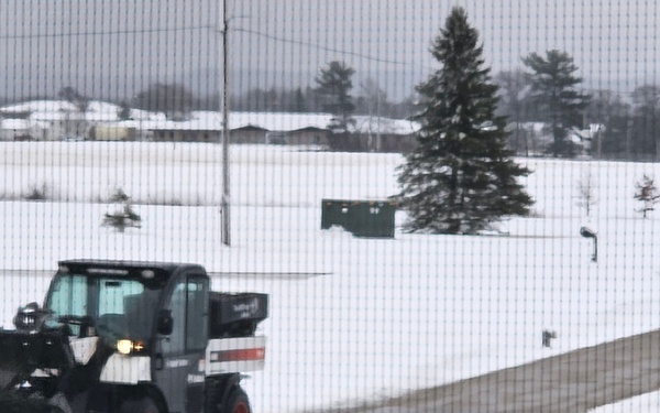 Snow-removal operations at Fort McCoy