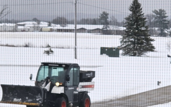 Snow-removal operations at Fort McCoy