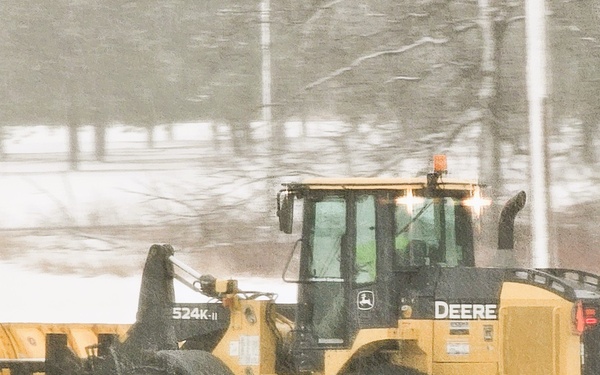 Snow-removal operations at Fort McCoy