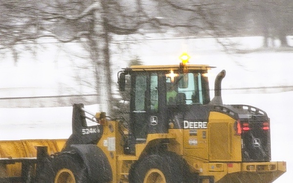 Snow-removal operations at Fort McCoy
