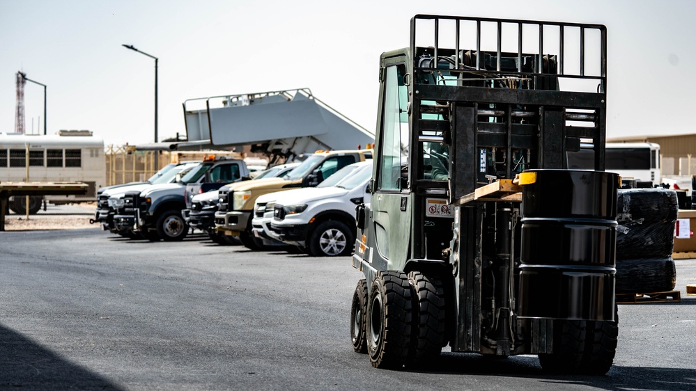 379th ELRS Airmen maintain the Wing's vehicle fleet