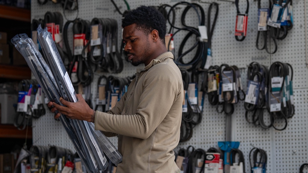 379th ELRS Airmen maintain the Wing's vehicle fleet