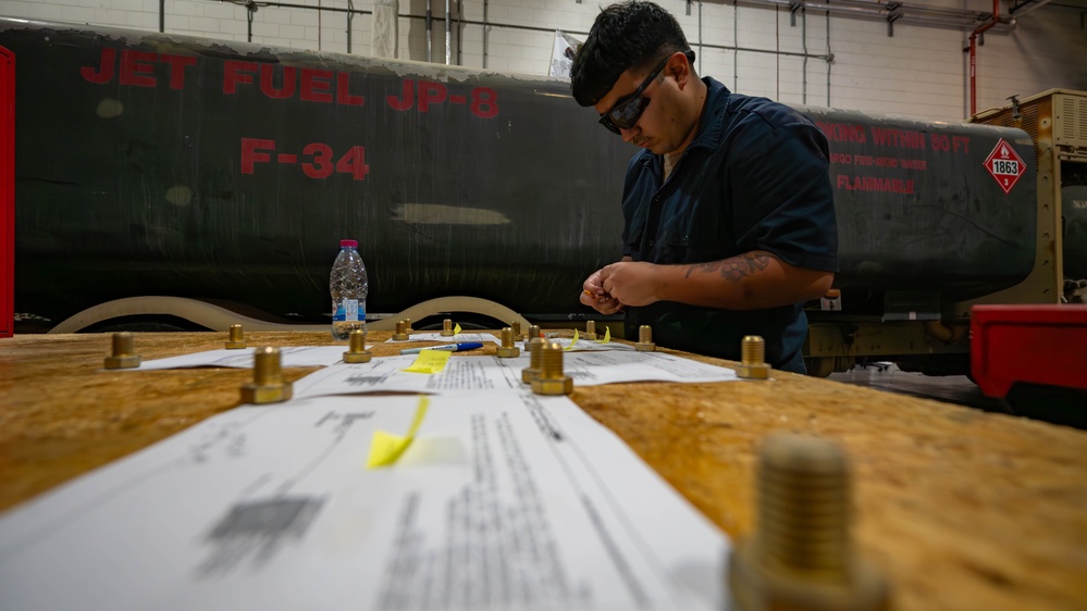 379th ELRS Airmen maintain the Wing's vehicle fleet