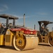 Airmen build and expand a hot cargo pad and marshalling yard in the U.S. CENTCOM AOR