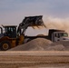Airmen build and expand a hot cargo pad and marshalling yard in the U.S. CENTCOM AOR