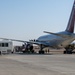 Airmen build and expand a hot cargo pad and marshalling yard in the U.S. CENTCOM AOR
