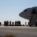 Airmen build and expand a hot cargo pad and marshalling yard in the U.S. CENTCOM AOR