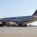 Airmen build and expand a hot cargo pad and marshalling yard in the U.S. CENTCOM AOR
