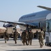 Airmen build and expand a hot cargo pad and marshalling yard in the U.S. CENTCOM AOR