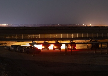 Coalition Forces Conduct Night Fire Exercise
