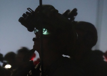 Coalition Forces Conduct Night Fire Exercise