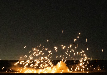 Coalition Forces Conduct Night Fire Exercise