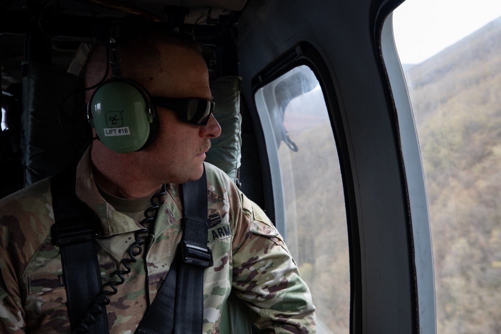 Idaho TAG visits KFOR's Task Force Aviation
