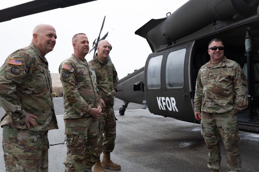 Idaho TAG visits KFOR's Task Force Aviation