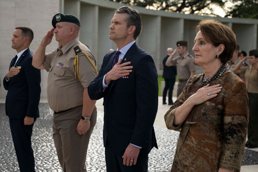 SD Hegseth Visits Malacañang Palace, Camp Aguinaldo, Manila American Cemetery
