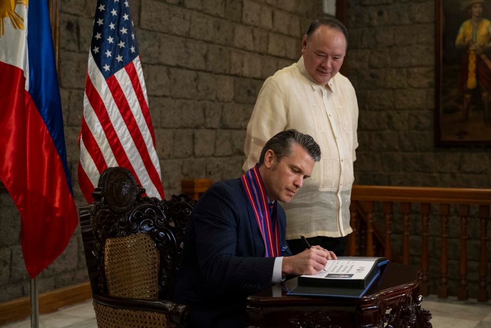 SD Hegseth Visits Malacañang Palace, Camp Aguinaldo, Manila American Cemetery