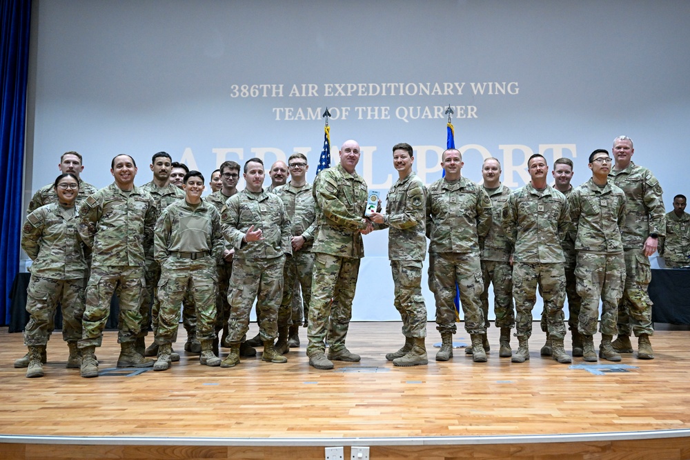 386th AEW leadership recognizes excellence