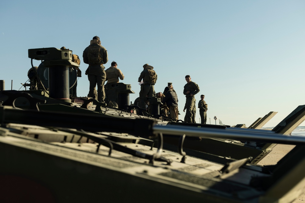U.S. Marines with 2d Assault Amphibian Battalion, 2d Marine Division conduct ACV Testing