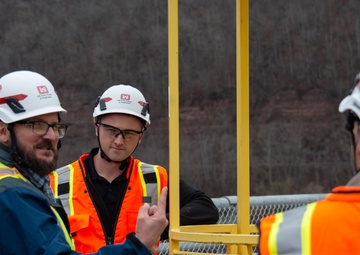 CAT 513 visits Bluestone Dam