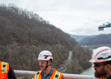 CAT 513 visits Bluestone Dam