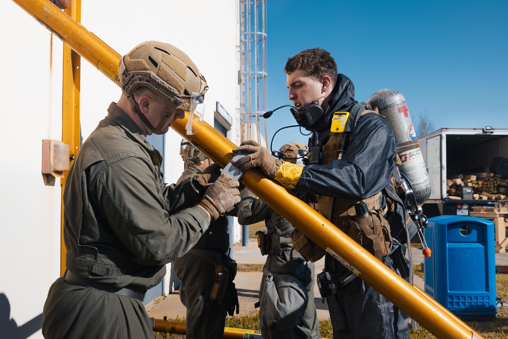 CBIRF Marines Tackle Simulated CBRN Threats at Guardian Centers
