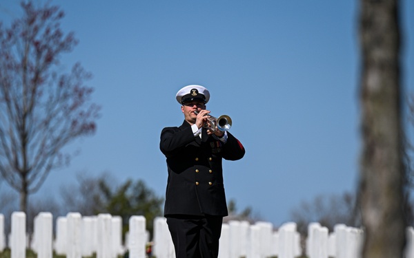 Funeral of U.S. Navy Chief Warrant Officer John G. Connolly  at Arlington National Cemetery