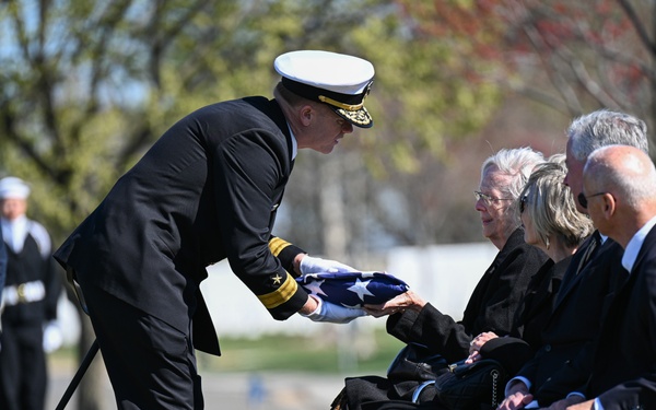 Funeral of U.S. Navy Chief Warrant Officer John G. Connolly  at Arlington National Cemetery