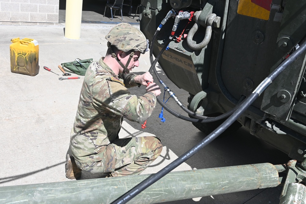 56th SBCT Soldiers train on upgraded Strykers