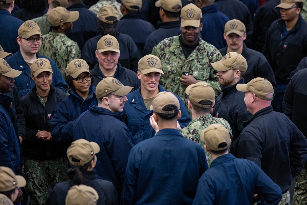 USS WASP ALL HANDS CALL