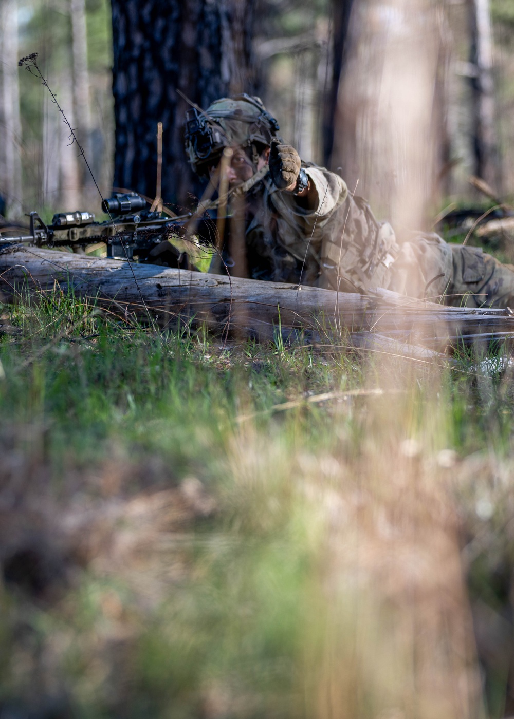 2-325th AIR moves towards a resupply point, JRTC 25-05