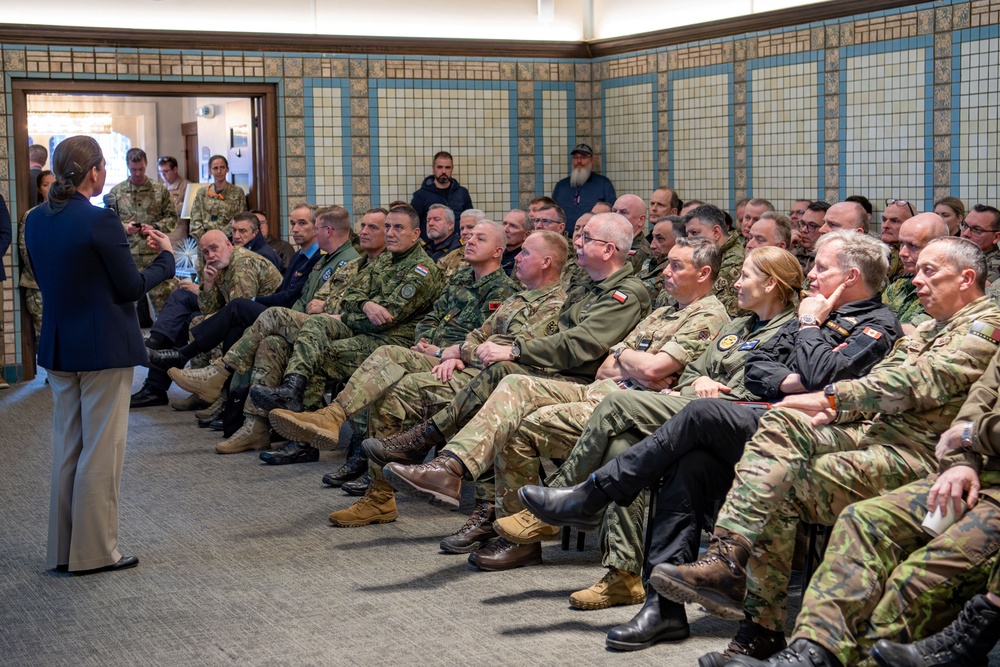 USSPACECOM hosts NATO senior leaders, enhancing the strength of the U.S. and NATO Alliance